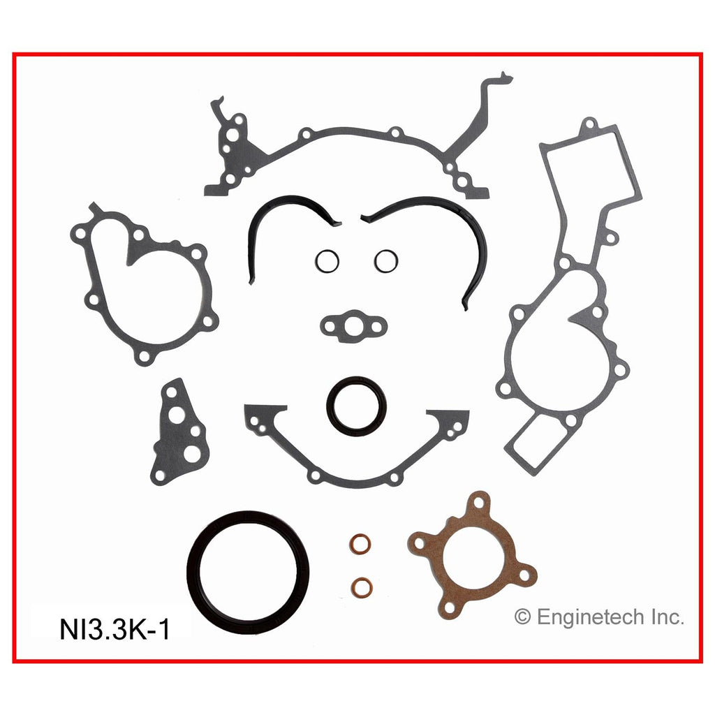Enginetech NI3.3K-1 Full Engine Gasket Set for Nissan and Mercury Vehicles