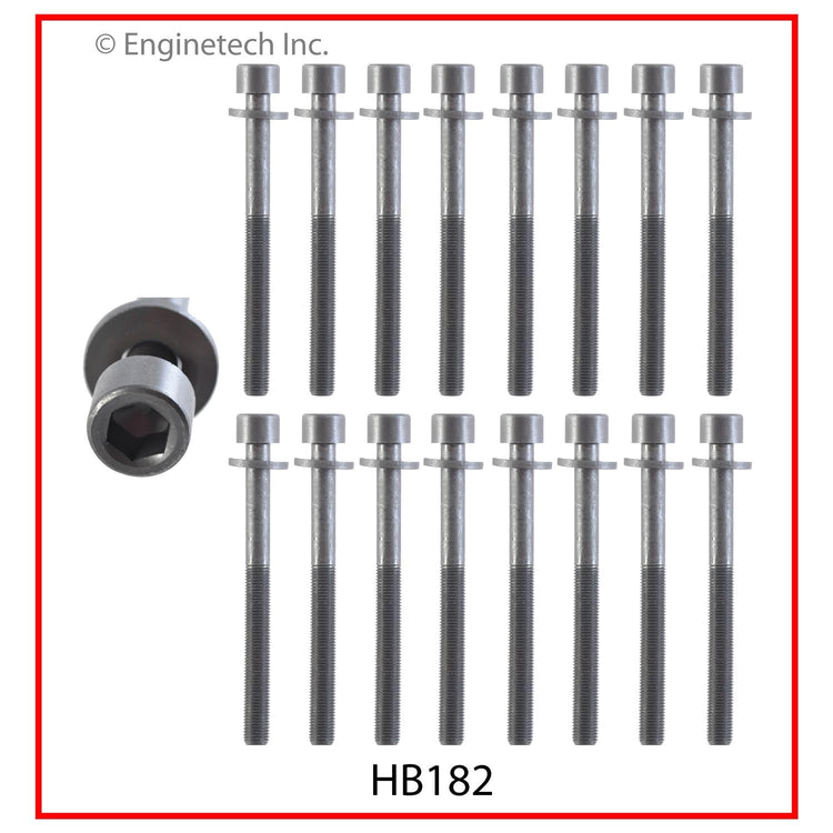 Enginetech NI3.5HS-BWB Engine Cylinder Head Gasket Set for Nissan Vehicles with Head Bolts
