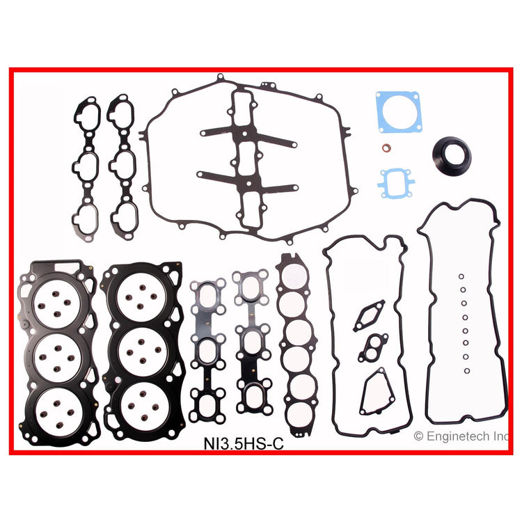 Enginetech NI3.5HS-C Engine Cylinder Head Gasket Set for Nissan and Infiniti Vehicles