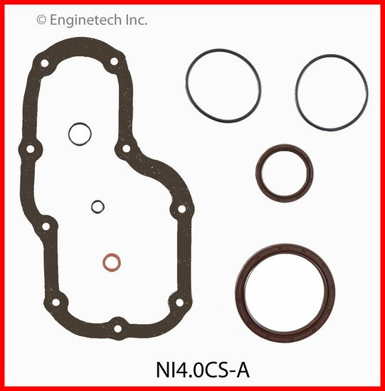 Enginetech NI4.0CS-A Engine Lower End Gasket Set for Nissan and Truck Applications