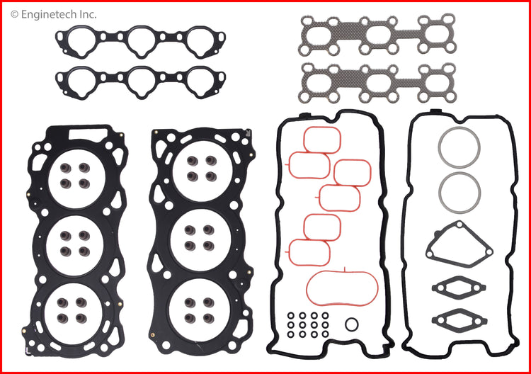 Enginetech Nissan Engine Cylinder Head Gasket Set NI4.0HS-A for 2012-2013 Nissan and Suzuki Trucks and SUVs