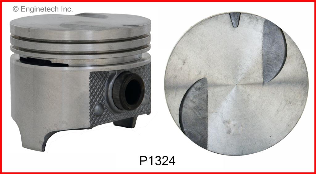 Enginetech P1324(4).50 Engine Piston Set Without Rings for Ford Ranger 1983-1988