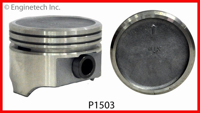 Enginetech P1503(8)040 Engine Piston Set Without Rings for Buick Century and Regal