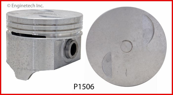 Enginetech P1506(4)040 Engine Piston Set Without Rings for Ford and Mercury Models