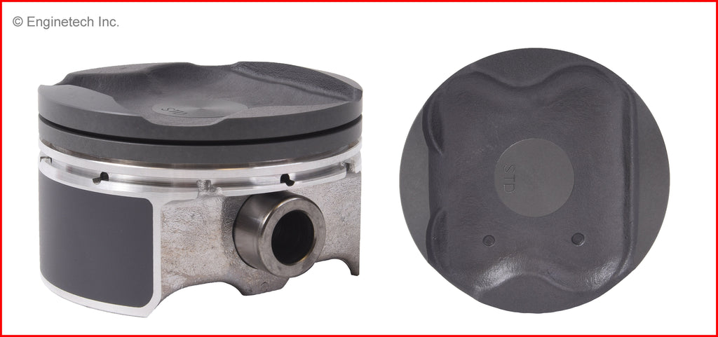 Enginetech P1511(4)020 Engine Piston Set Without Rings for Nissan Versa (2012-2017)