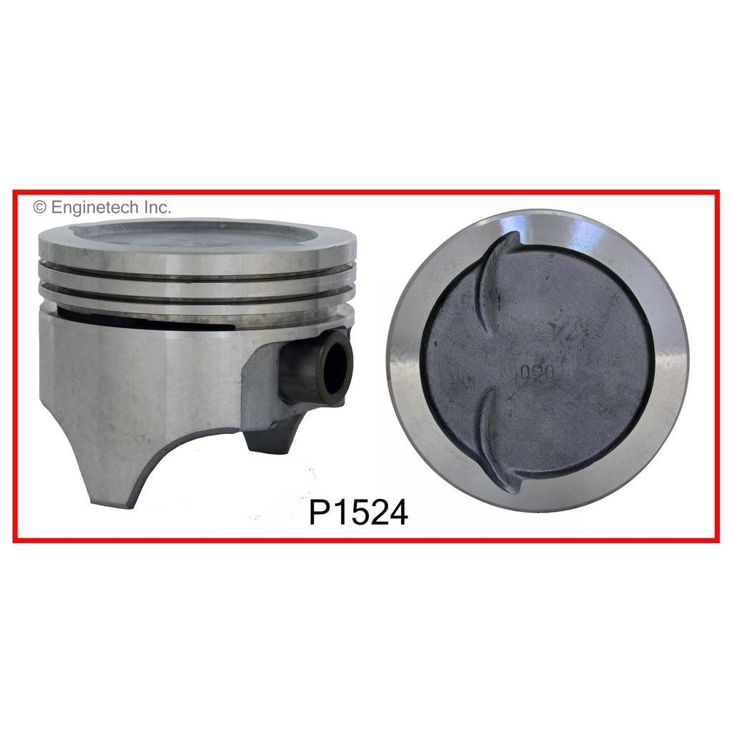 Enginetech P1524(1)040 Engine Single Piston Without Rings