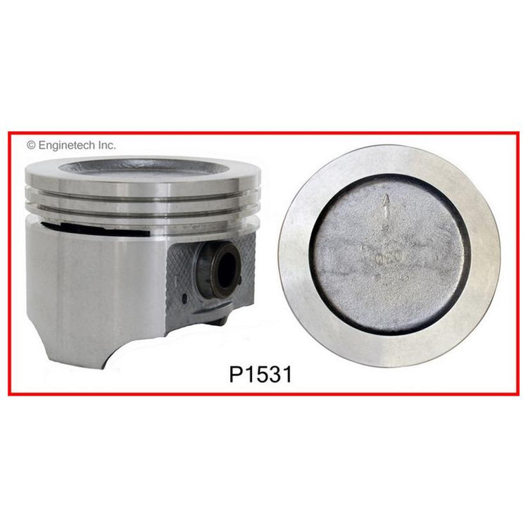 Enginetech P1531(8)040 Engine Piston Set Without Rings for Oldsmobile Cutlass