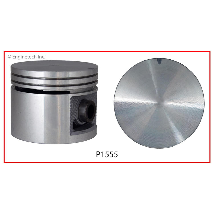 Enginetech P1555(6)030 Engine Piston Set Without Rings for Buick Models