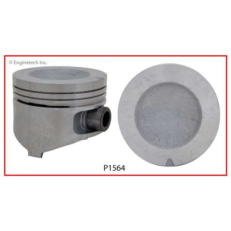 Enginetech P1564(1).50 Engine Single Piston Without Rings for Ford Bronco II & Ranger