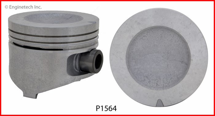 Enginetech P1564(6).75 Engine Piston Set Without Rings for 1986-1990 Ford Bronco II and Ranger