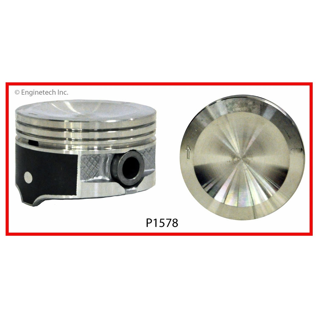 Enginetech P1578(1).75 Engine Single Piston Without Rings for Ford Crown Victoria, Mustang, Lincoln Town Car, Mercury Grand Marquis (2004-2006)