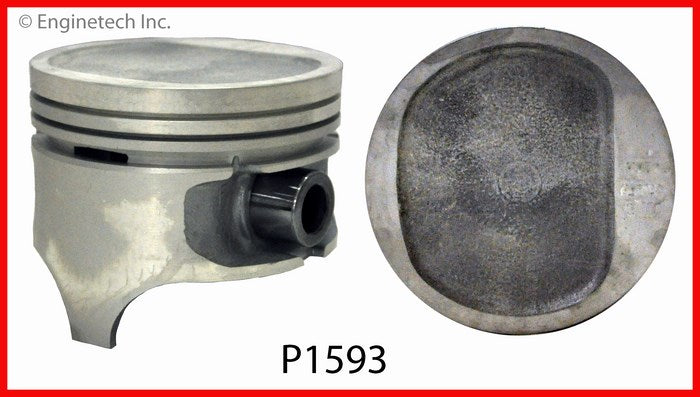 Enginetech Piston Set Without Rings for Jeep CJ7, Eagle Premier - Model P1593(4)060