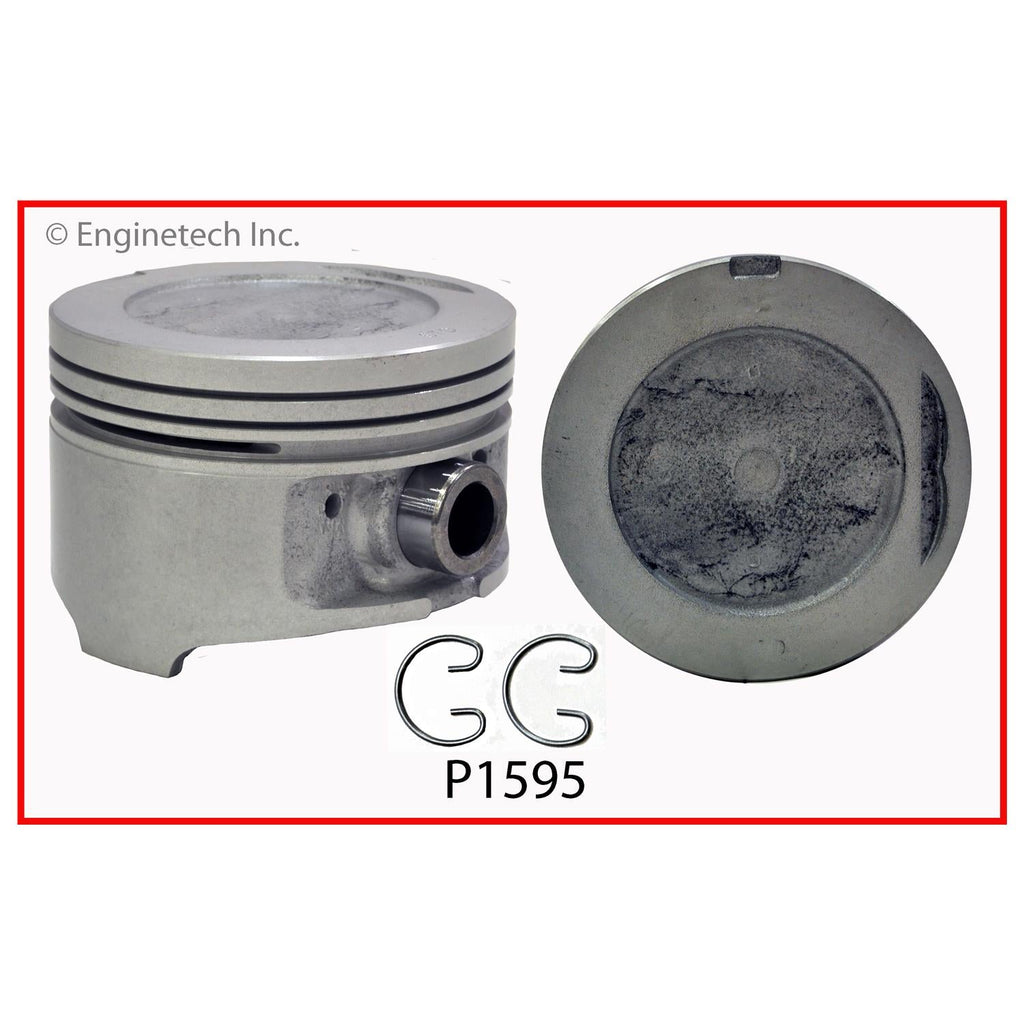 Enginetech P1595(1)STD Engine Single Piston Without Rings for Toyota 4Runner (1985-1994)
