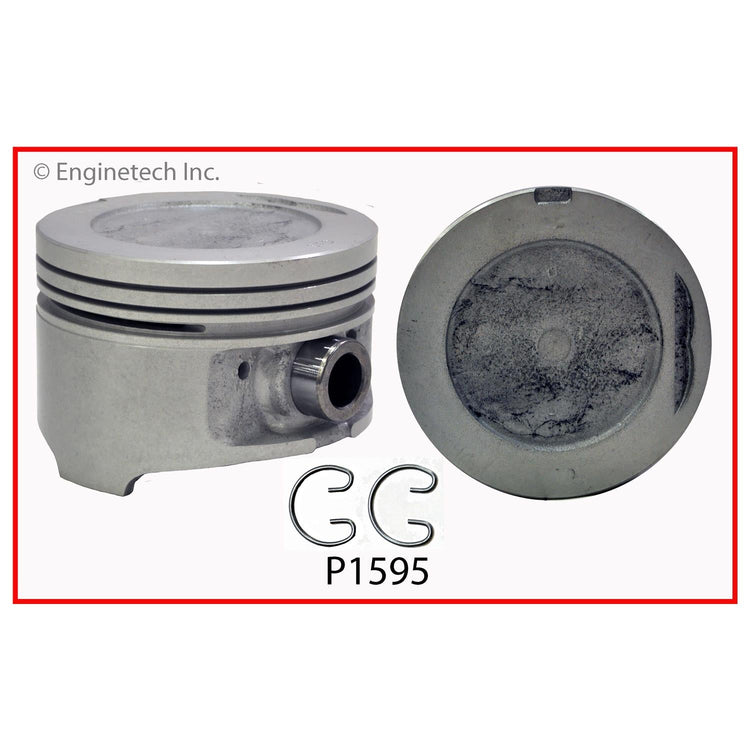 Enginetech P1595(1).50 Engine Single Piston Without Rings for Toyota 4Runner (1985-1994)