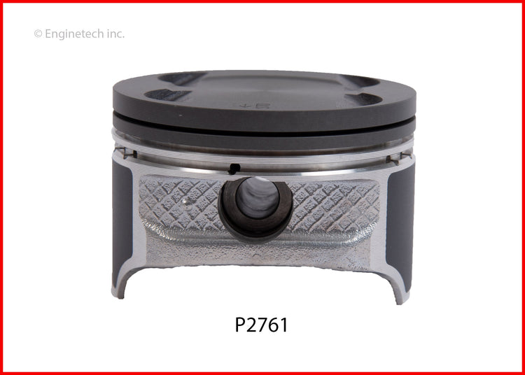 Enginetech P2761(4)STD Engine Piston Set Without Rings for Ford Fiesta 2011-2019