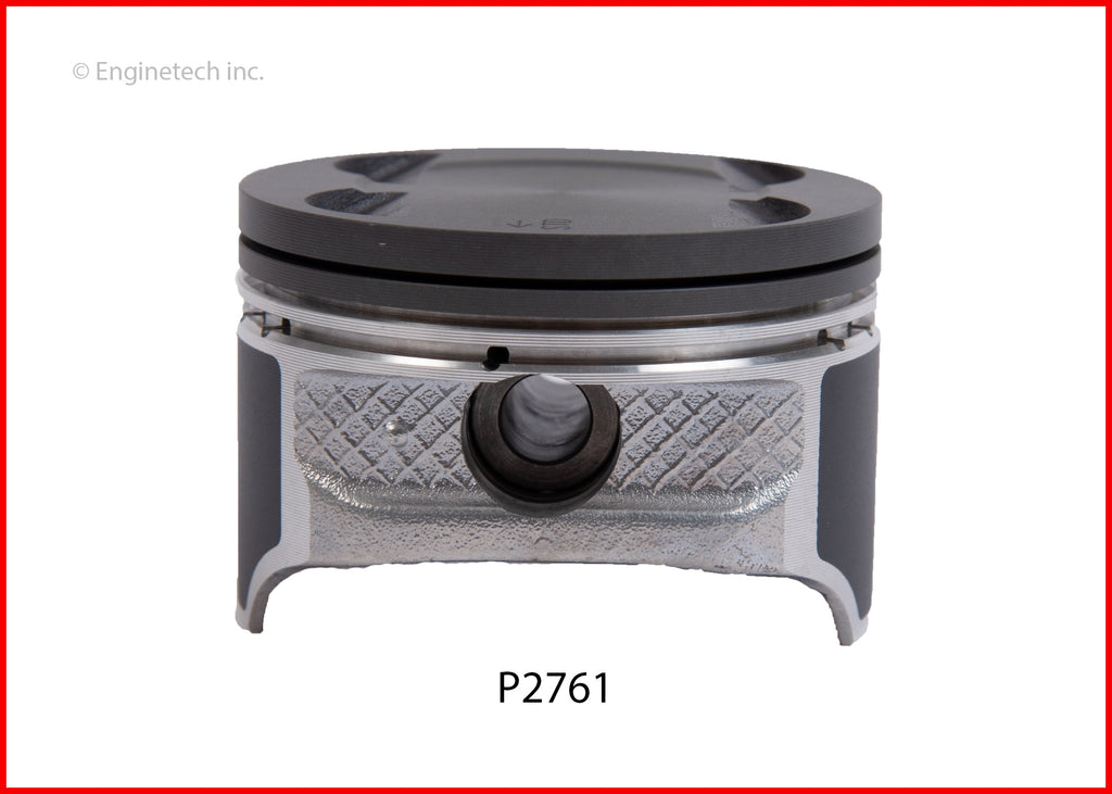 Enginetech P2761(4)020 Engine Piston Set Without Rings for Ford Fiesta (2011-2019)
