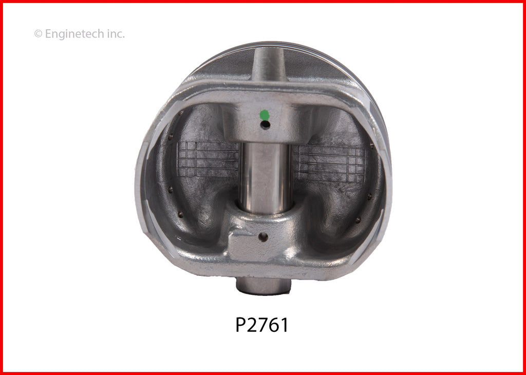 Enginetech P2761(4)020 Engine Piston Set Without Rings for Ford Fiesta (2011-2019)