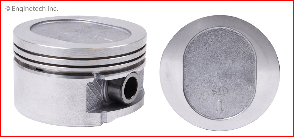Enginetech P3003(6).50 Engine Piston Set Without Rings for Chrysler Models