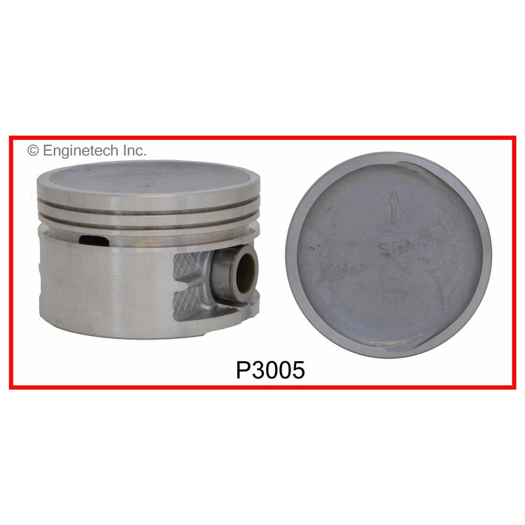 Enginetech P3005(1).50 Engine Single Piston Without Rings for Chrysler and Dodge Vehicles