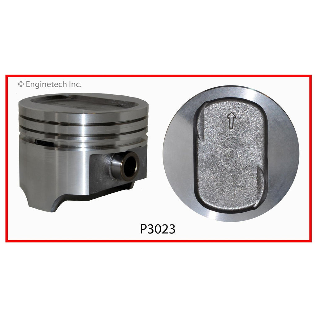 Enginetech P3023(1)030 Engine Single Piston Without Rings for Ford Vehicles
