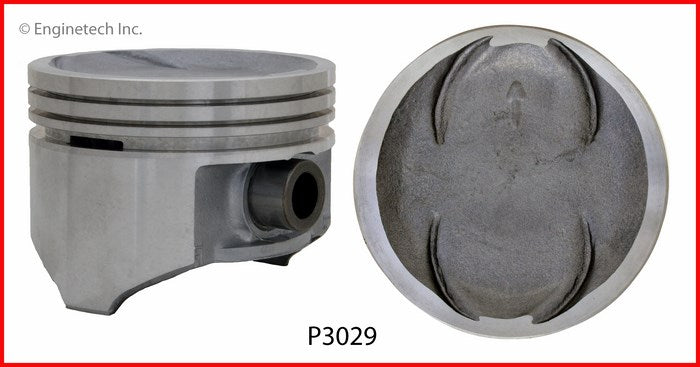 Enginetech P3029(8)040 Engine Piston Set Without Rings for Classic American Motors and Jeep Models
