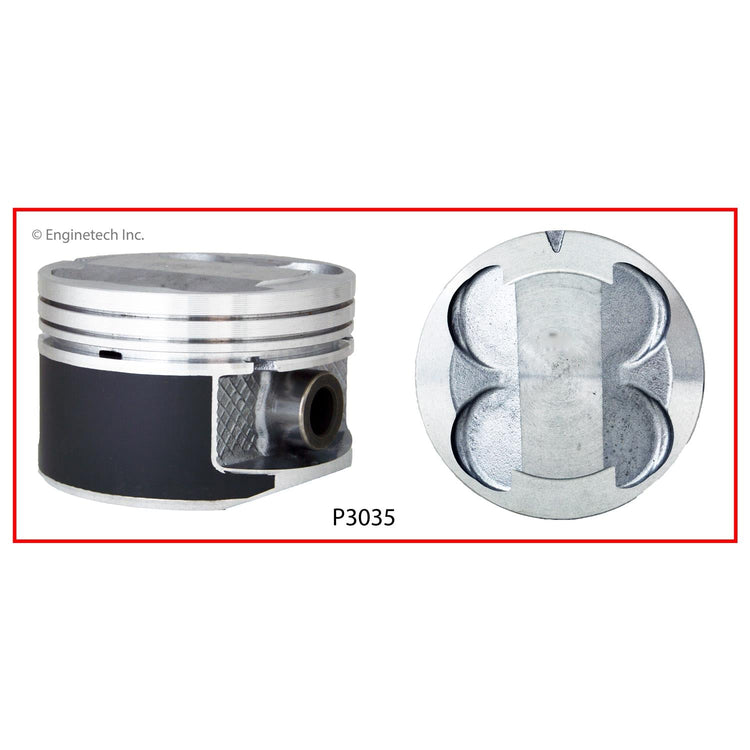Enginetech P3035(6).75 Engine Piston Set Without Rings for Chrysler Concorde & LHS