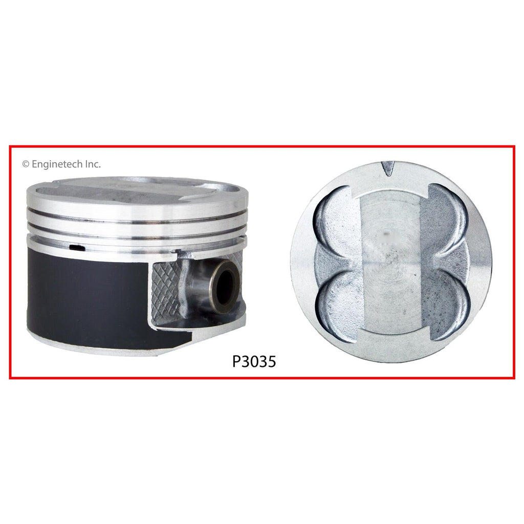 Enginetech P3035(6).50 Engine Piston Set Without Rings for Chrysler Concorde and LHS