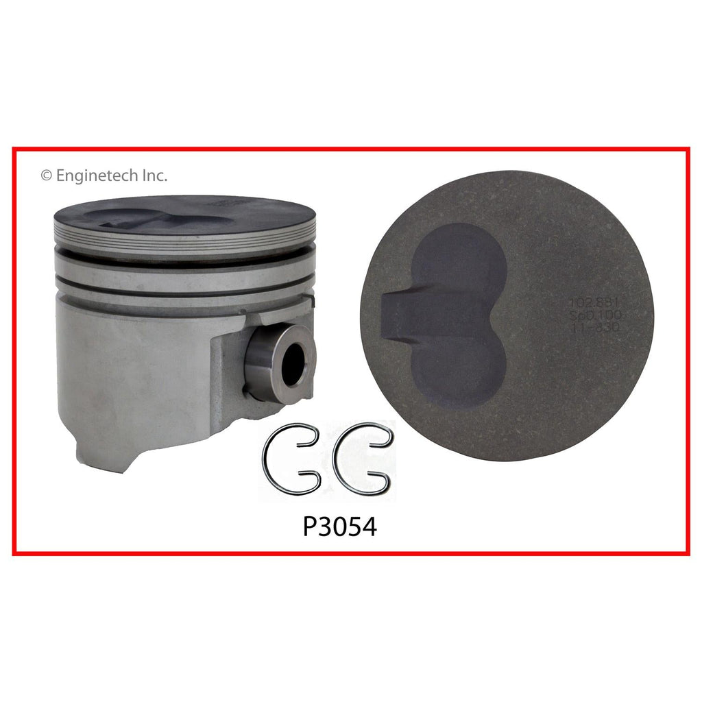Enginetech P3054(1)STD Engine Single Piston - Without Rings