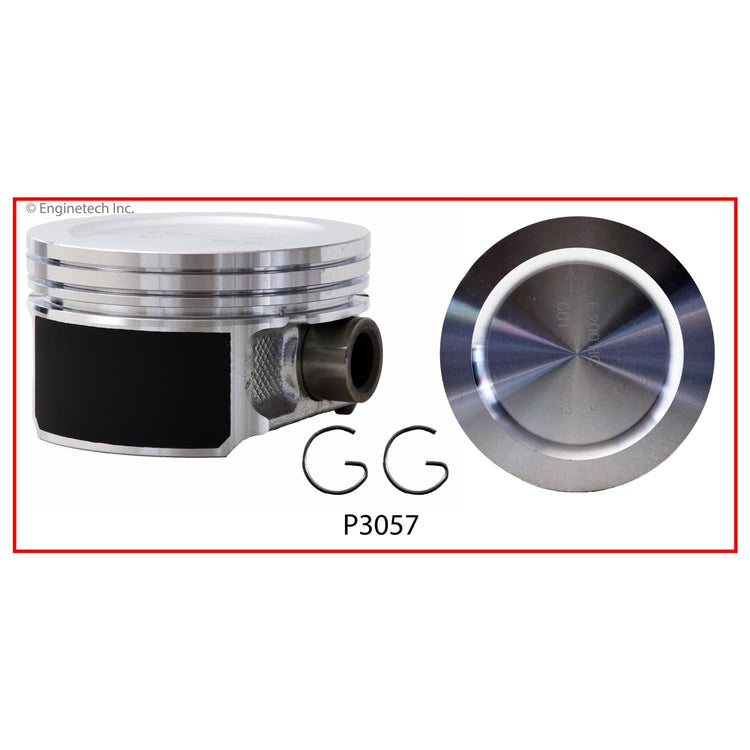 Enginetech P3057(8).50 Engine Piston Set Without Rings for Ford E-350 Super Duty and More