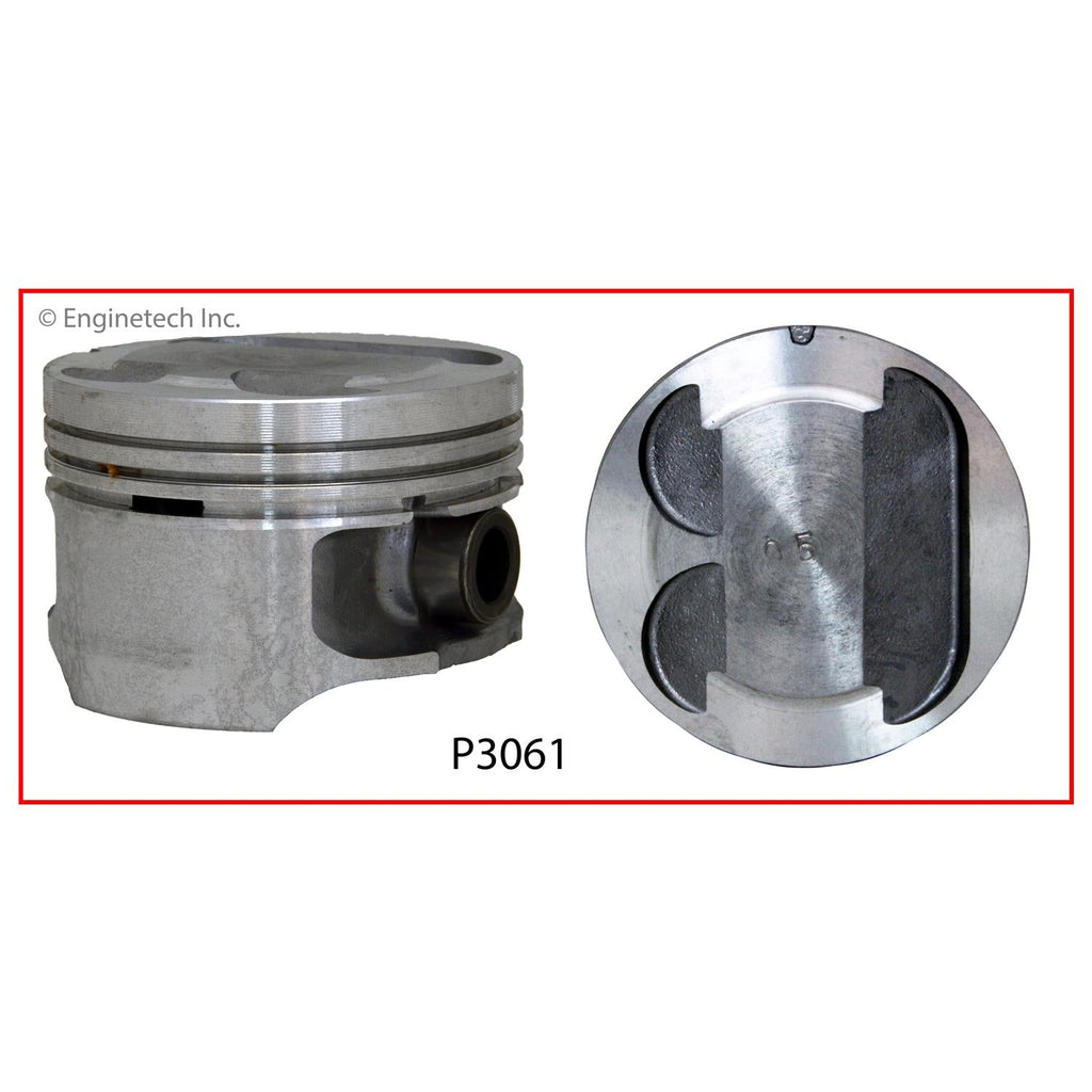 Enginetech P3061(1)STD Engine Single Piston without Rings for Ford Contour and Mercury Mystique