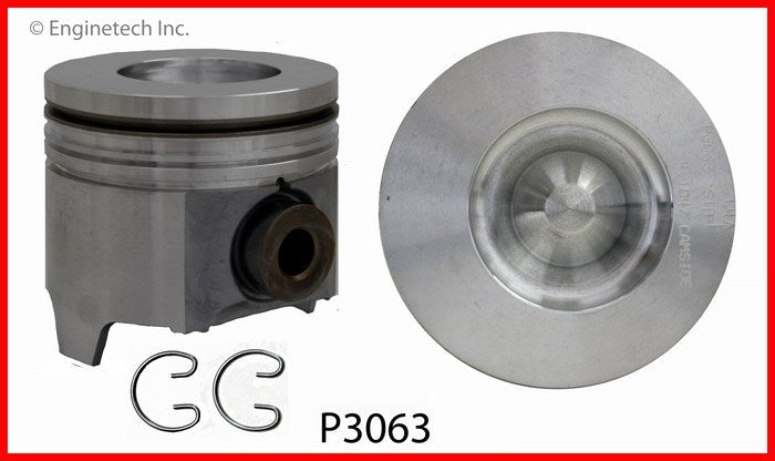 Enginetech P3063(8)040 Engine Piston Set Without Rings for Domestic and Import Engines