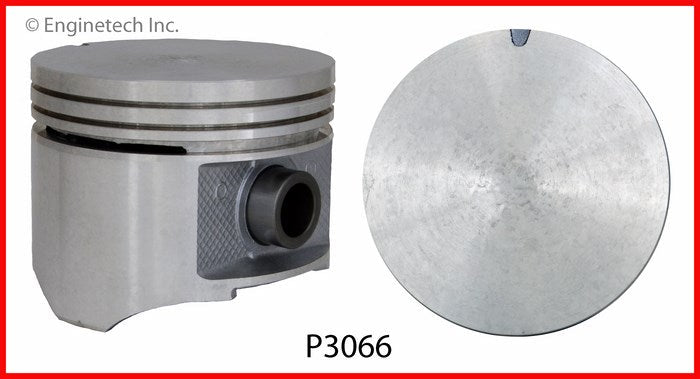 Enginetech P3066(8)060 Engine Piston Set Without Rings for Chrysler and Dodge Vehicles