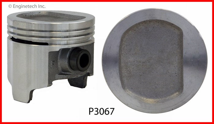 Enginetech P3067(6)040 Engine Piston Set Without Rings for Jeep DJ5 and CJ5 (1979-1983)
