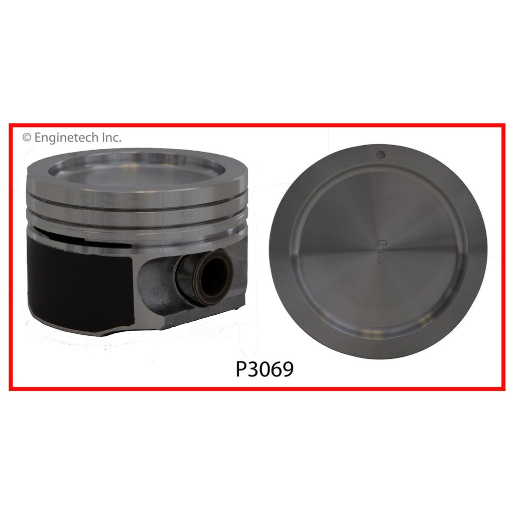 Enginetech P3069(1.75) Engine Single Piston Without Rings for Buick Century and Chevrolet Lumina
