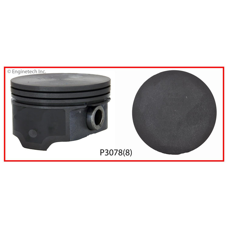 Enginetech P3078(1.75) Single Piston - Without Rings for GM and Chevrolet Vehicles