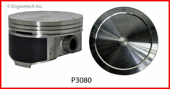 Enginetech P3080(8)030 Engine Piston Set Without Rings for Cadillac Escalade and Hummer H2