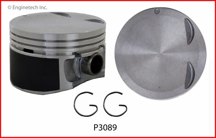Enginetech P3089(4).75 Engine Piston Set Without Rings for Saturn SC and SL2 Models