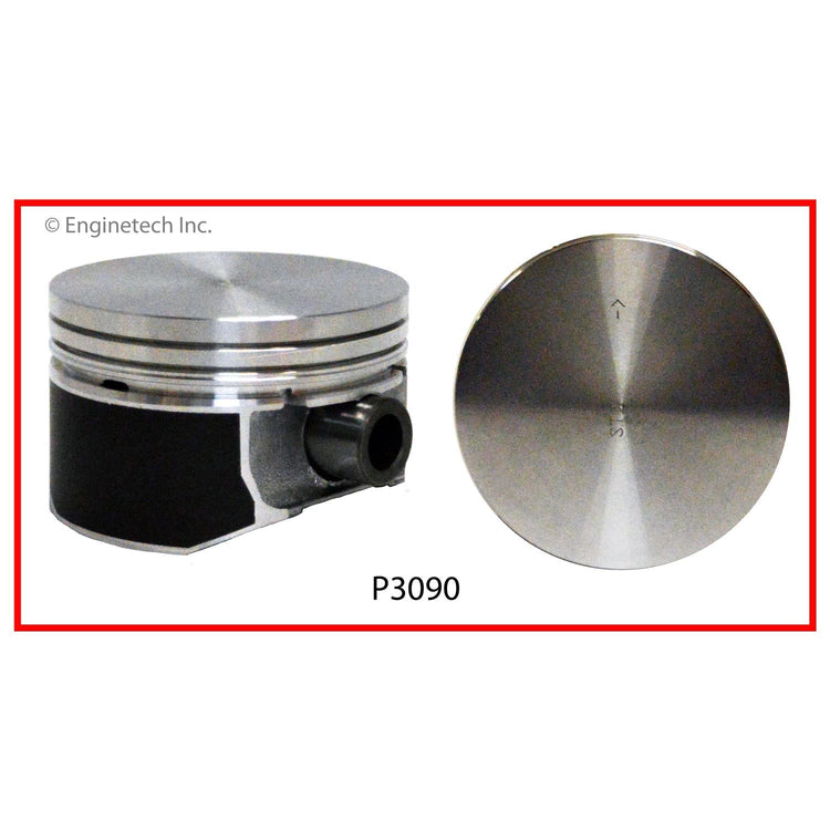 Enginetech P3090(1)STD Engine Single Piston Without Rings for Ford Explorer, Mazda B4000, Mercury Mountaineer, and Ford Ranger
