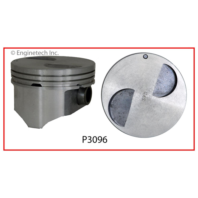 Enginetech P3096(1).75 Engine Single Piston Without Rings for Mazda B2300 and Ford Ranger