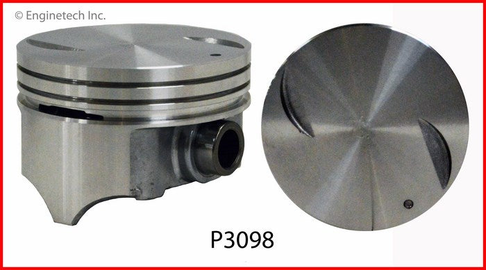 Enginetech P3098(8)030 Engine Piston Set Without Rings for Chevrolet C2500 and C3500