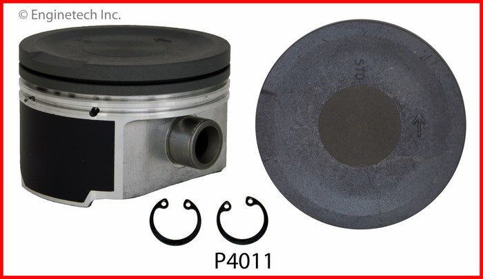 Enginetech P4011(4).50 Engine Piston Set Without Rings for Audi and Volkswagen Models