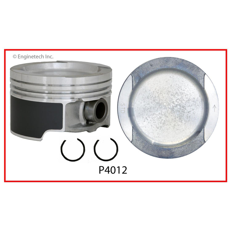 Enginetech P4012(1)STD Single Piston for Volkswagen Engines