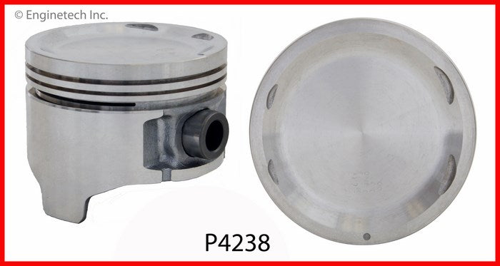 Enginetech P4238(4).50 Engine Piston Set Without Rings for Nissan D21 and Pathfinder