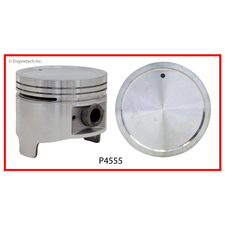 Enginetech P4555(1)STD Engine Single Piston Without Rings for Isuzu Vehicles