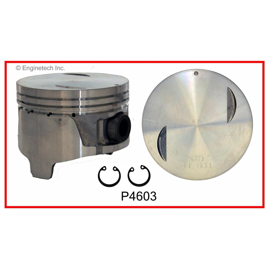 Enginetech P4603(1)STD Single Piston for Nissan and Infiniti Engines