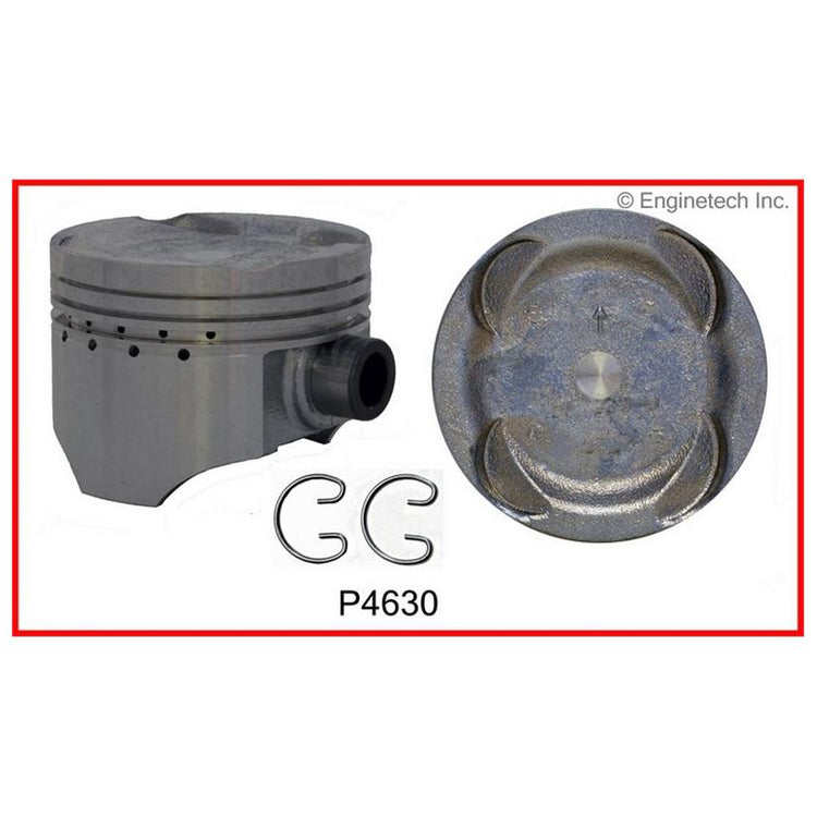 Enginetech Piston Set for Suzuki Sidekick & Chevrolet Tracker - Without Rings