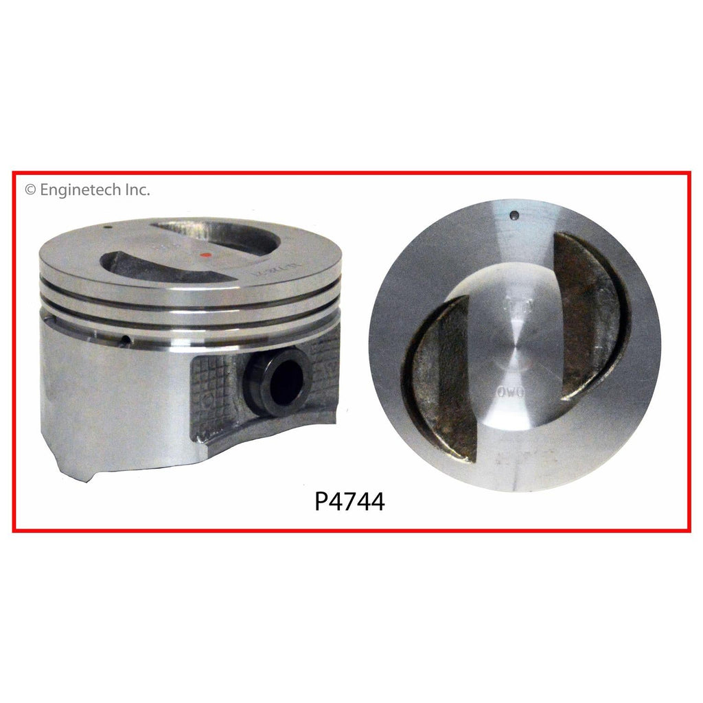 Enginetech P4744(1).50 Engine Single Piston Without Rings for Nissan and Mercury Vehicles