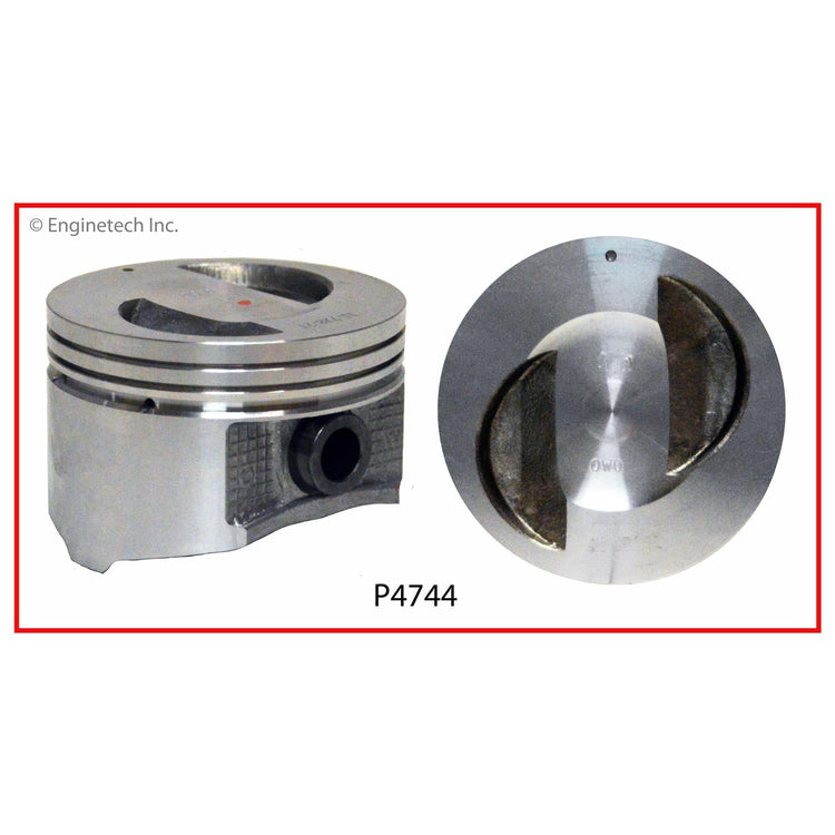 Enginetech P4744(1).50 Engine Single Piston Without Rings for Nissan and Mercury Vehicles