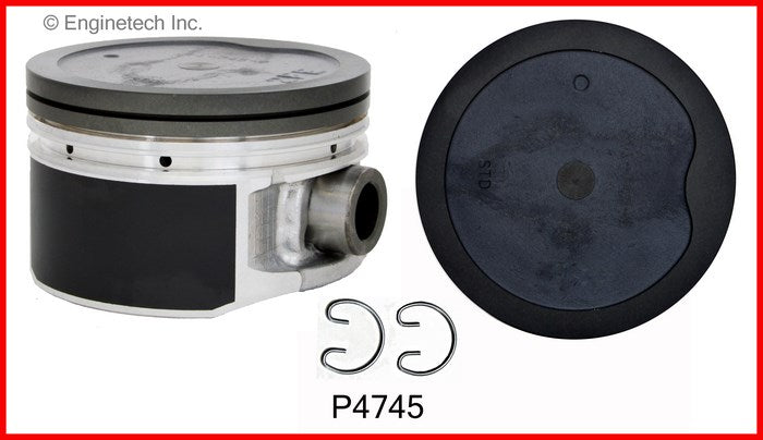 Enginetech P4745(4).50 Engine Piston Set Without Rings for Toyota Tacoma 2004-2003