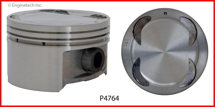 Enginetech P4764(6)STD Engine Piston Set Without Rings for 2004 Isuzu Rodeo